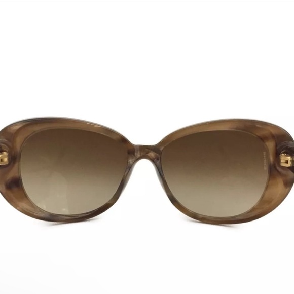 CHANEL Swarovski Crystal Flower Logo CC Brown Frame Sunglasses + Dust Bag 5151-B - Picture 14 of 14